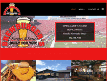 Tablet Screenshot of brewburgersomaha.com